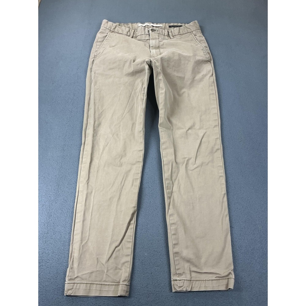 Banana Republic Pants Mens 33x30 Beige Slim Fit Lived-In‎ Chino Stretch
